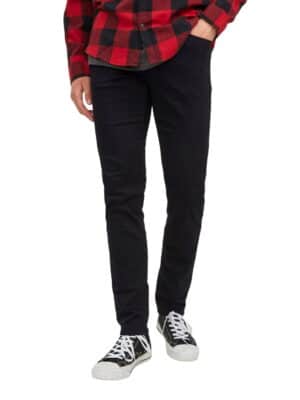 Jack & Jones Herren Jeans JJIGLENN JJICON JJ 177 50SPS - Slim Fit - Schwarz - Black Denim