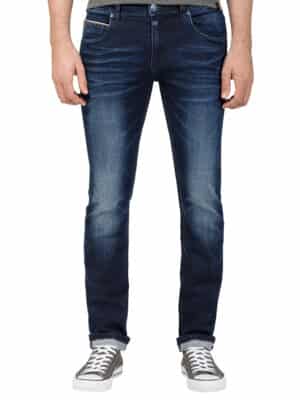 TIMEZONE Herren Jeans ScottTZ - Slim Fit - Blau - Aged Navy Wash