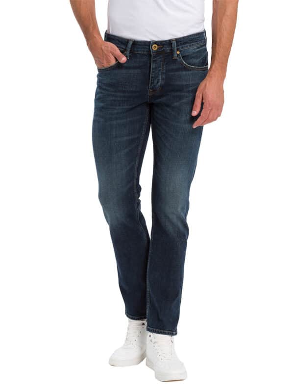 Cross Jeans Herren Jeans Dylan - Regular Fit - Blau - Dirty Blue