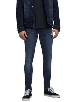 Jack & Jones Herren Jeans JJILIAM JJORIGINAL AGI 004 - Skinny Fit - Blau - Blue Denim