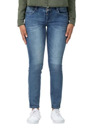 TIMEZONE Damen Jeans EnyaTZ - Slim Fit - Blau - Summer Breeze Wash