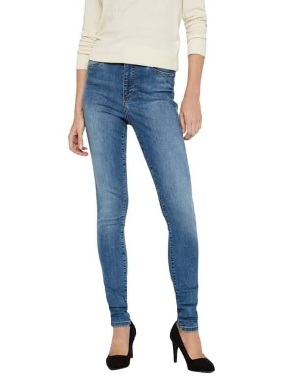 Vero Moda Damen Jeans VMSOPHIA LT BL - Skinny Fit - Blau - Light Blue