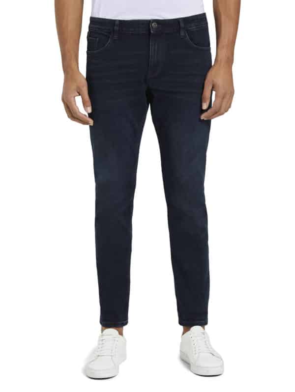 Tom Tailor Herren Jeans Josh - Slim Fit - Blau - Dark Stone Blue Black