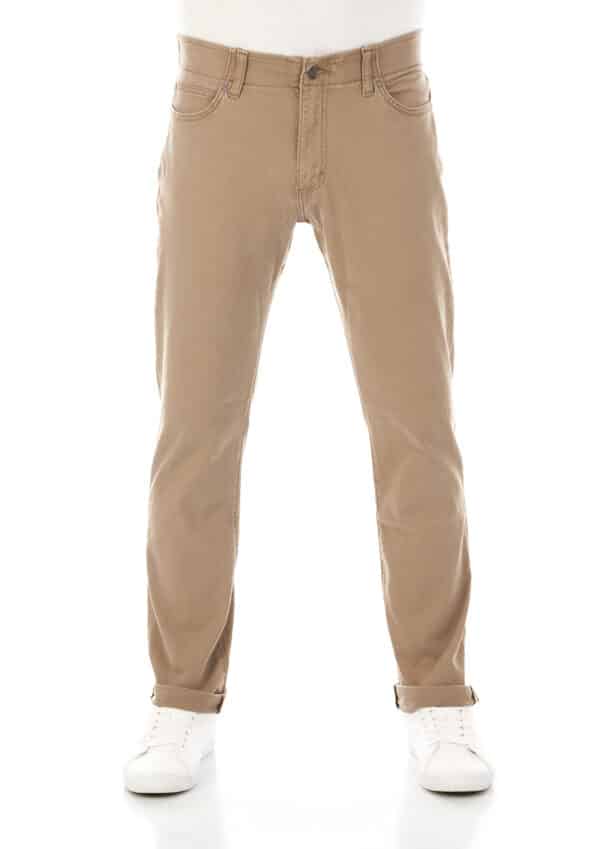 Lee Herren Jeans Extreme Motion - Straight Fit - Beige - Cougar