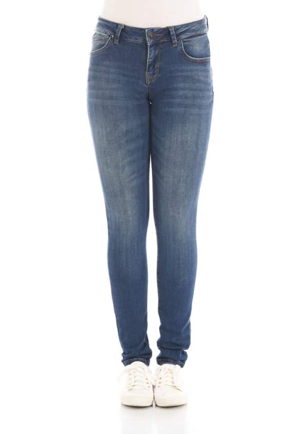 LTB Damen Jeans Nicole Skinny Fit - Blau - Aviana Wash