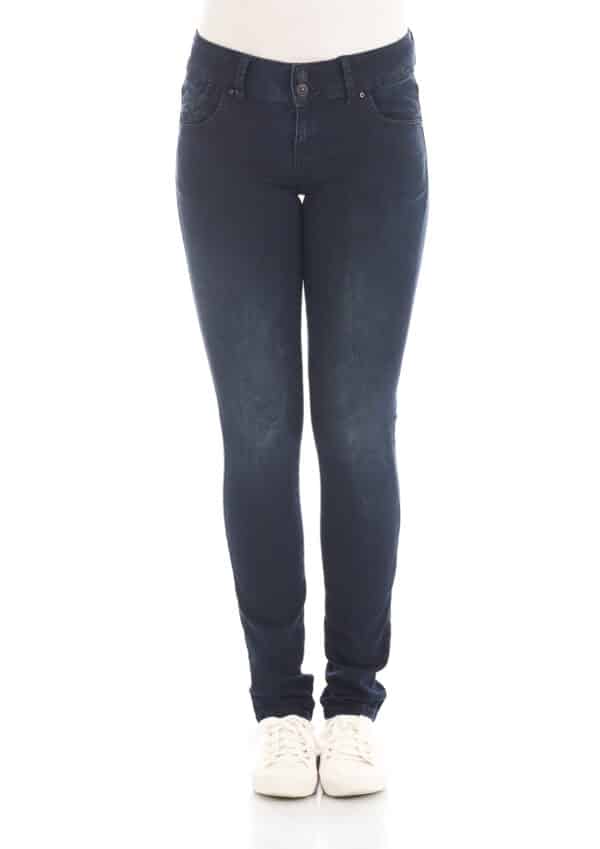 LTB Damen Jeans Molly M Super Slim Fit - Blau - Sueta Wash