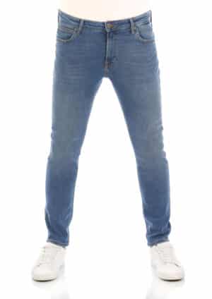 Lee Herren Jeans Malone Skinny Fit - Blau - Mid Worn Martha