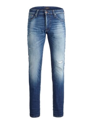 Jack & Jones Herren Jeans JJIGLENN JJICON JJ 358 50SPS - Slim Fit - Blau - Blue Denim