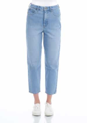 Lee Damen Jeans Stella - Tapered Fit - Blau - LT New Hill