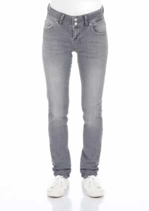 LTB Damen Jeans Molly M Super Slim Fit - Grau - Nina Wash