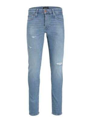 Jack & Jones Herren Jeans JJIGLENN JJICON JJ 958 50SPS - Slim Fit - Blau - Blue Denim