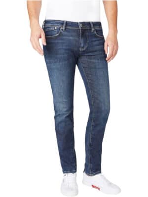 Pepe Jeans Herren Jeans Hatch - Slim Fit - Blau - Rinse Powerflex