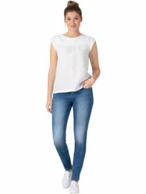 TIMEZONE Damen Jeans Slim EnyaTZ Womenshape - Slim Fit - Blau - Smurf Blue Wash