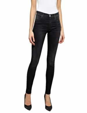 Replay Damen Jeans Luzien - Skinny Fit - Hyperflex - Schwarz - Black Denim