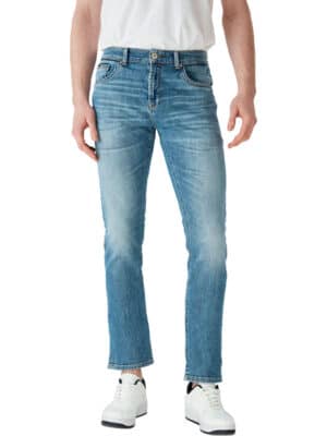 LTB Herren Jeans Hollywood Z D - Straight Fit - Blau - Aiden Wash