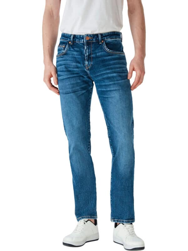 LTB Herren Jeans Hollywood Z D - Straight Fit - Blau - Allon Safe Wash