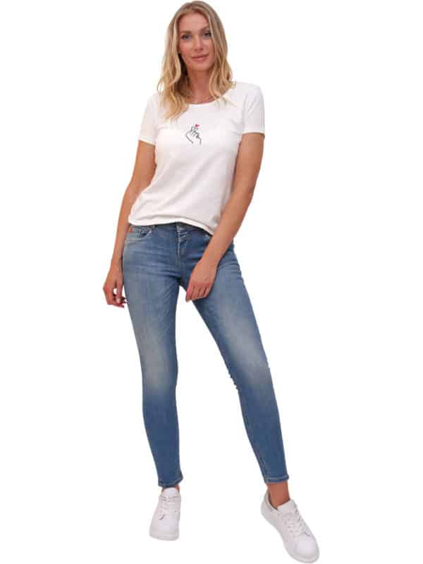 M.O.D. Damen Jeans Ellen - Skinny Fit - Blau - Kentucky Blue