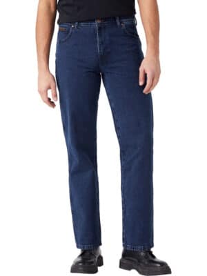 Wrangler Herren Jeans Texas - Regular Fit - Blau - Coalblue Stone