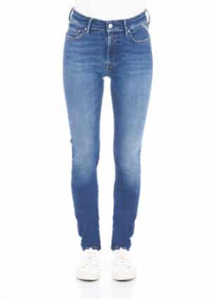 Replay Damen Jeans Luzien - Skinny Fit - Blau - Indigo