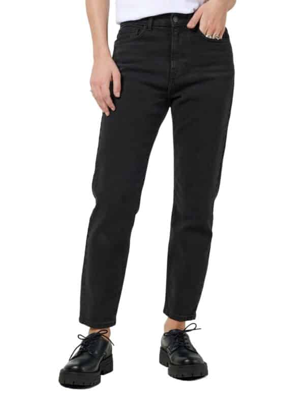 Noisy May Damen Jeans NMMONI Straight Fit Schwarz - Black Denim