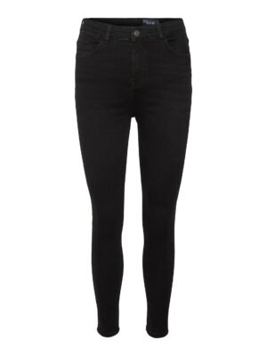 Noisy May Damen Jeans NMBUDDY Skinny Fit Schwarz - Black Denim