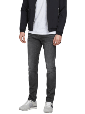 Jack & Jones Herren Jeans JJITIM JJORIGINAL JOS 119 - Slim Fit - Grau - Grey Denim