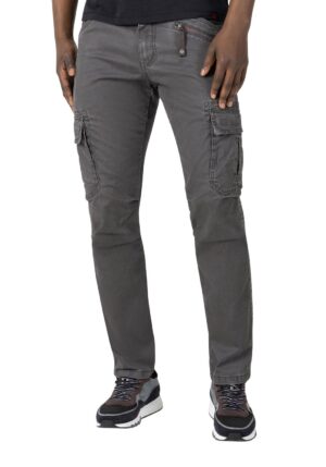 Timezone Herren Cargo Hose REGULAR BENTZ - Regular Fit - Beige Blau Grau Grün