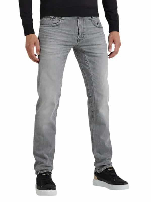 PME Legend Herren Jeans COMMANDER 3.0 - Relaxed Fit - Grau - Grey Denim