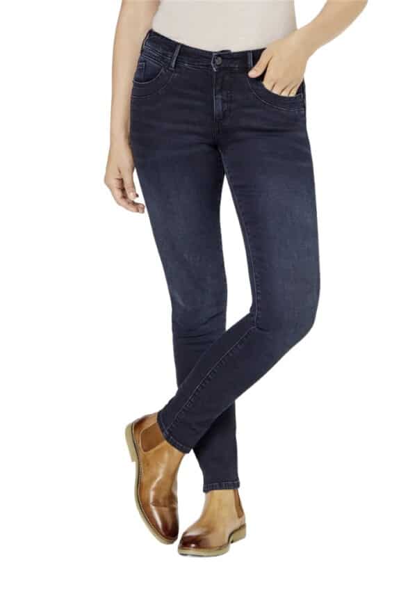 Paddock`s Damen Jeans LUCY SHAPE DENIM - Skinny Fit - Blau - Blue Black Dark Stone