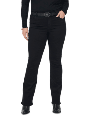 Carmakoma by Only Damen Jeans CARSALLY - Flared Fit - Schwarz - Black - Plus Size