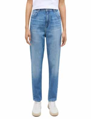 Mustang Damen Jeans CHARLOTTE Tapered Fit - Blau - Light Blue Denim