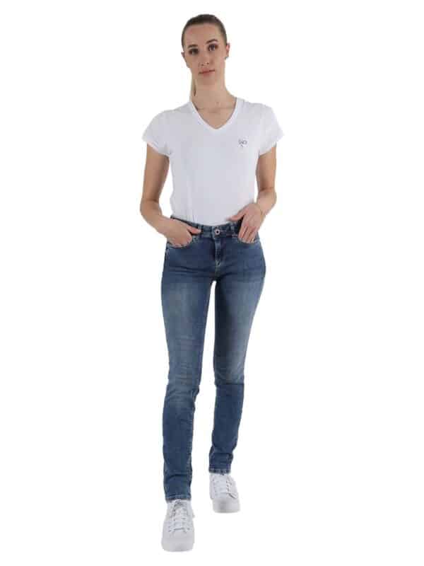 M.O.D. Damen Jeans MONIKA - Slim Fit - Blau - Ravish Blue