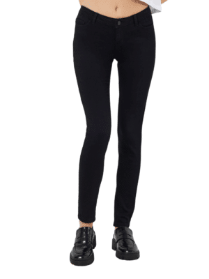 Noisy May Damen Jeans NMALLIE Skinny Fit Schwarz - Black