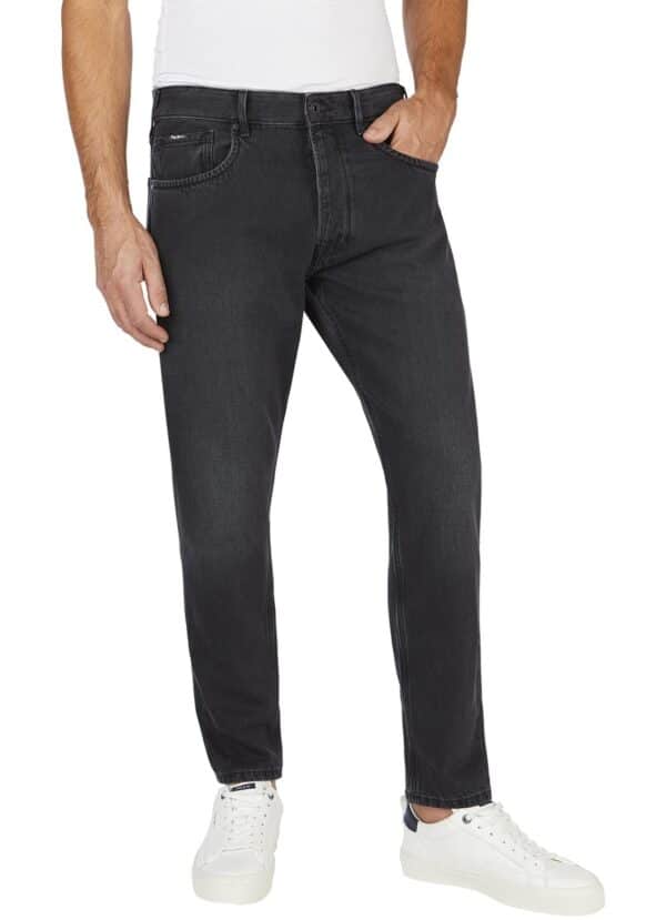 Pepe Jeans Herren Jeans CALLEN - Relaxed Fit - Schwarz - Black Denim