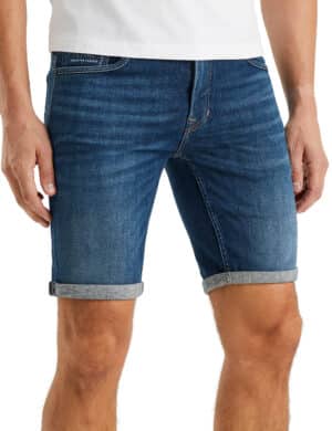 PME Legend Herren Jeans Short NIGHTFLIGHT - Regular Fit - Blau - Grau